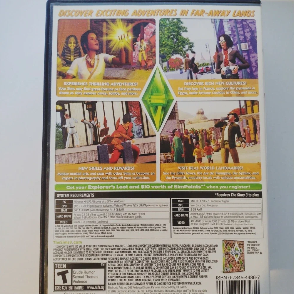 The Sims 3 Expansion Pack Bundle PC Mac Supernatural Generations World Adventure